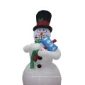 New Christmas Novel Lighted Inflatable Snowman Decoration Indoor Color LEDs